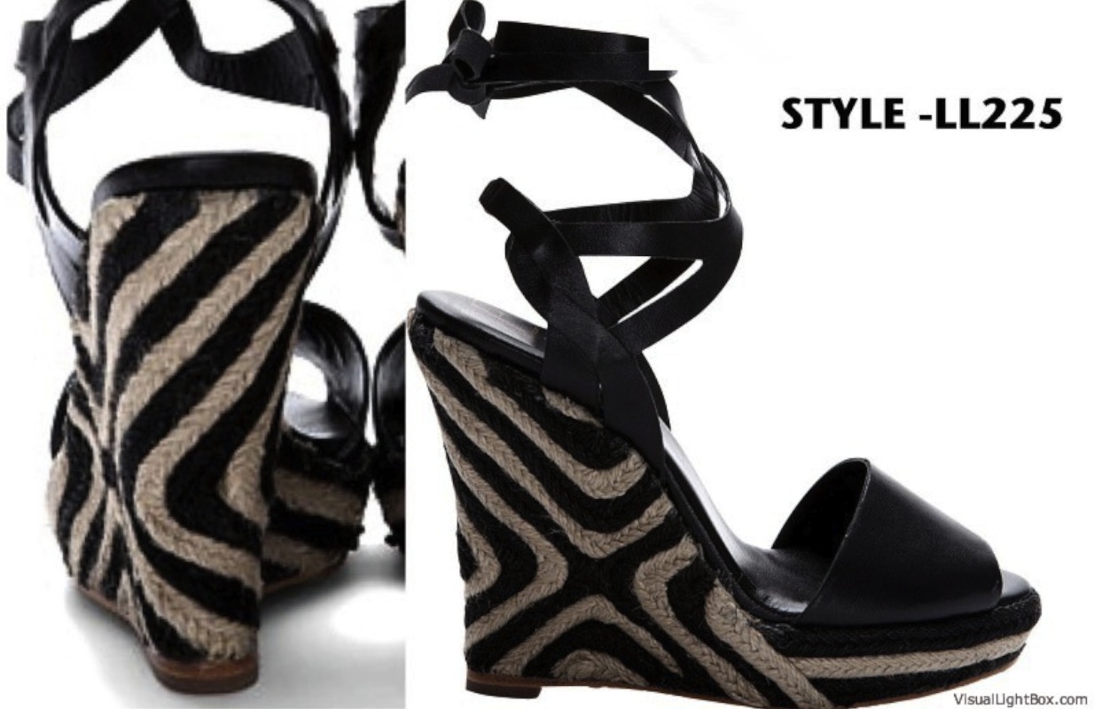 Dames leren espadrilles