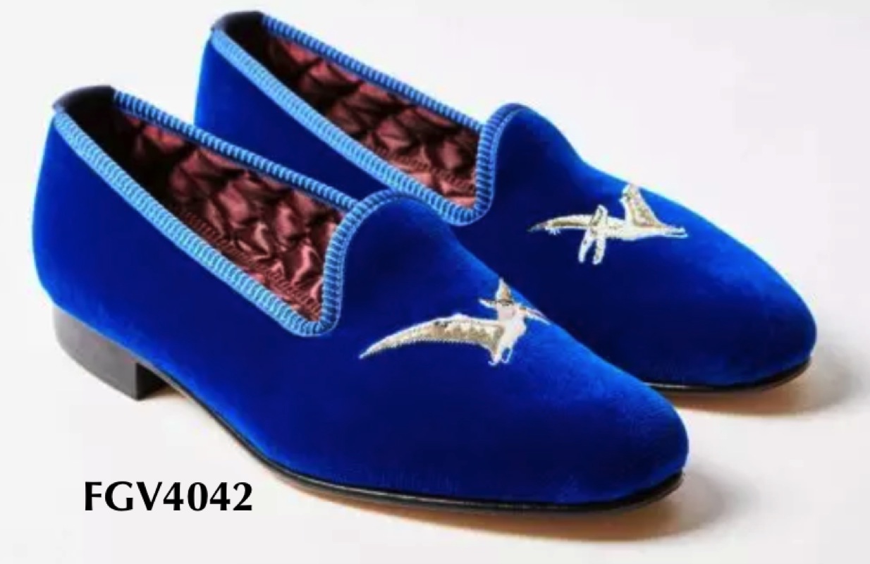 Gepersonaliseerde fluwelen damesloafers