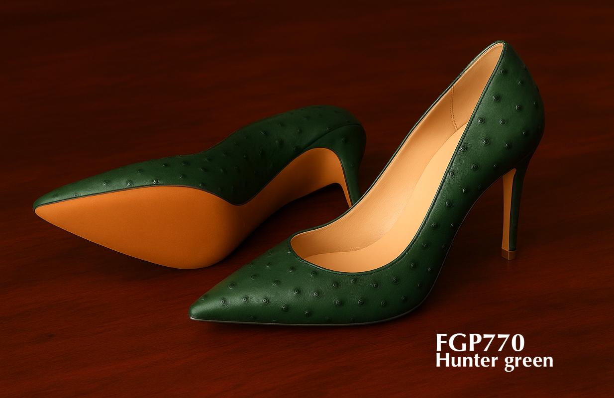 fgP770-Hunter-green-struisvogel-lederen-jurk-hakken