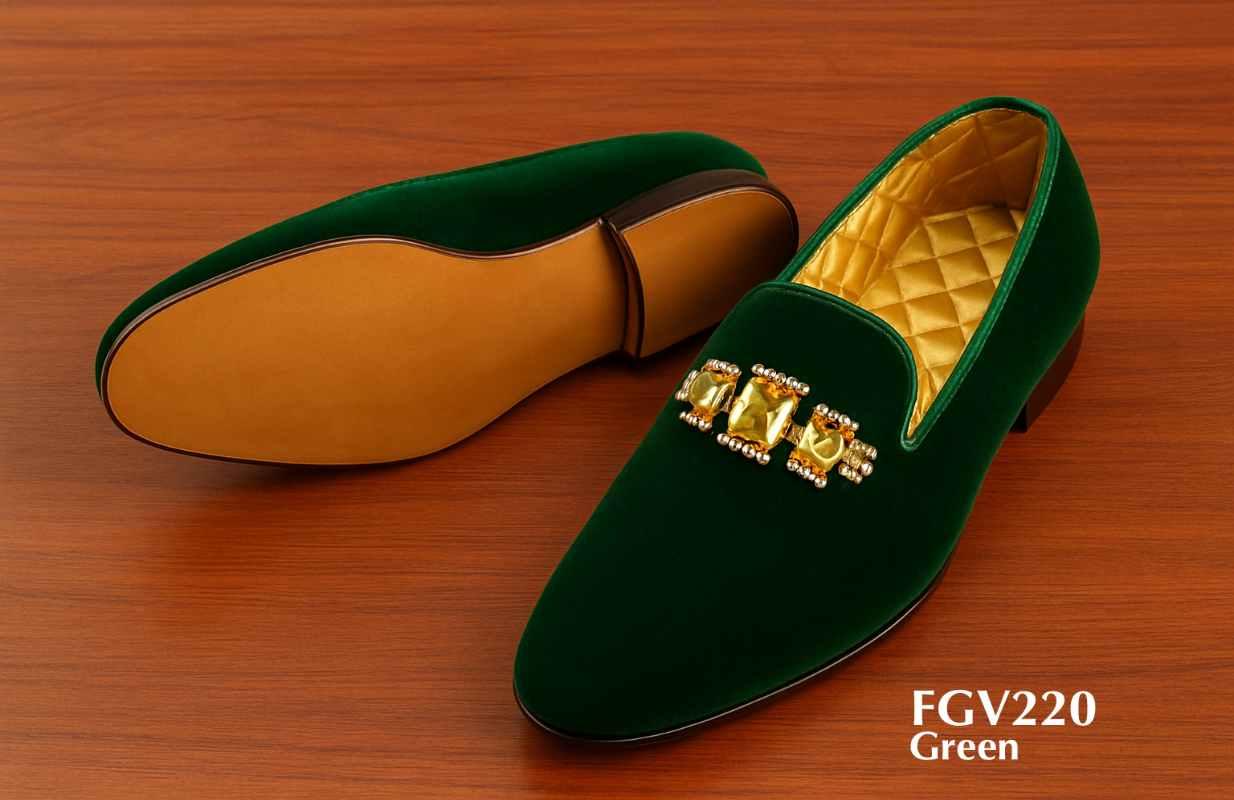 FGV220-strass-groene-fluwelen-slippers