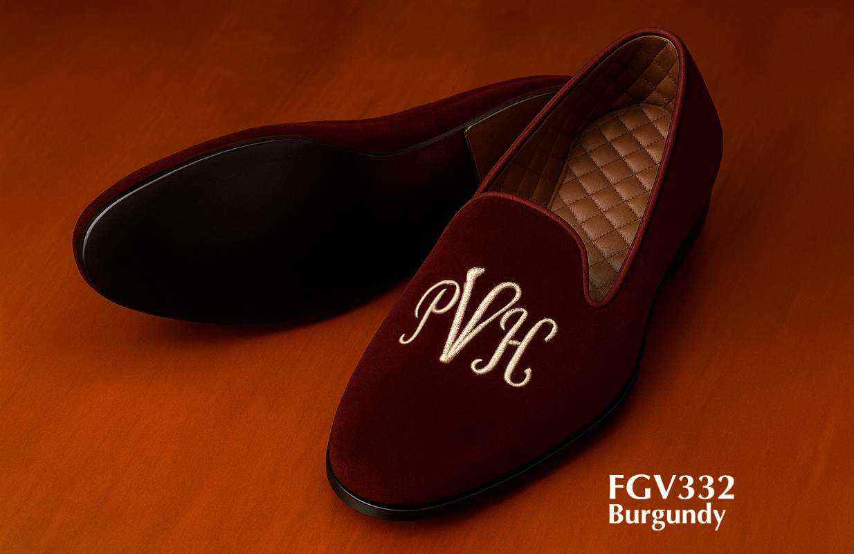 FGV332-bordeaux-pvh-monogram-fluwelen-slippers