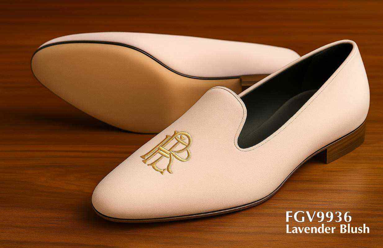 lavendel blush fluwelen slippers FGV9936