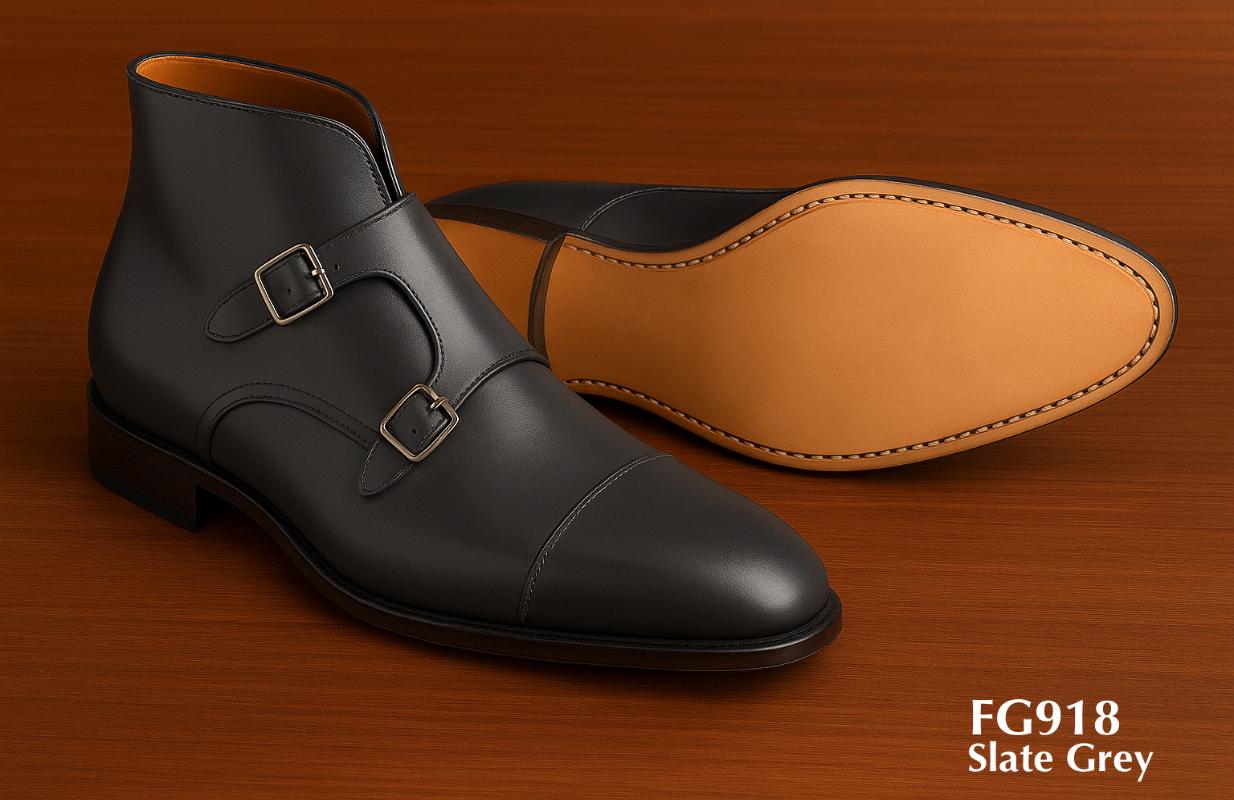FG918 Leigrijs Monk Strap Laarzen
