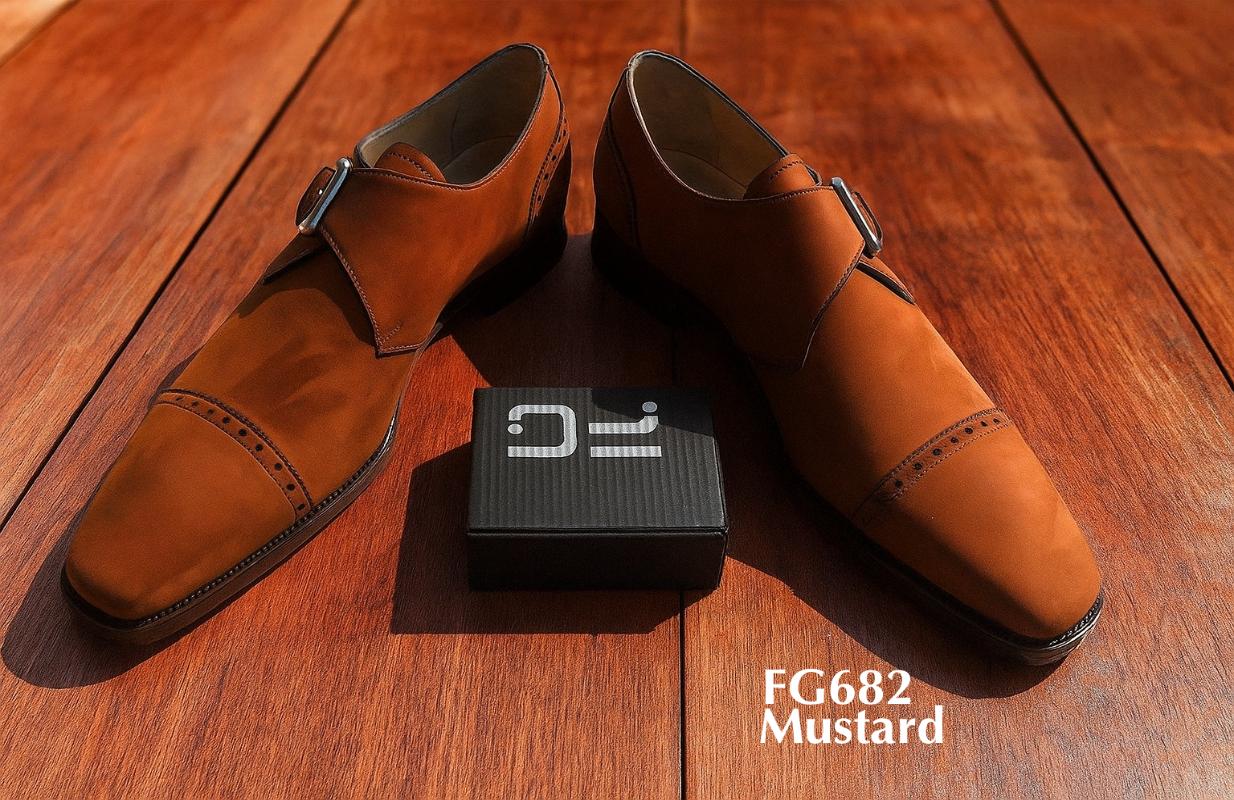 Gepersonaliseerde Monk Strap leren schoen