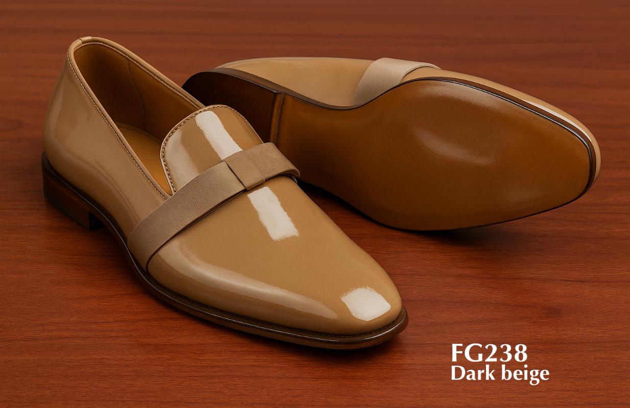 FG238-Donkerbeige-Party-Leren-Slippers