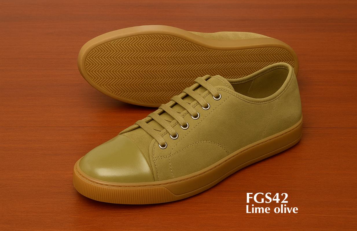 FGS42-sneakers-limoen-olijf