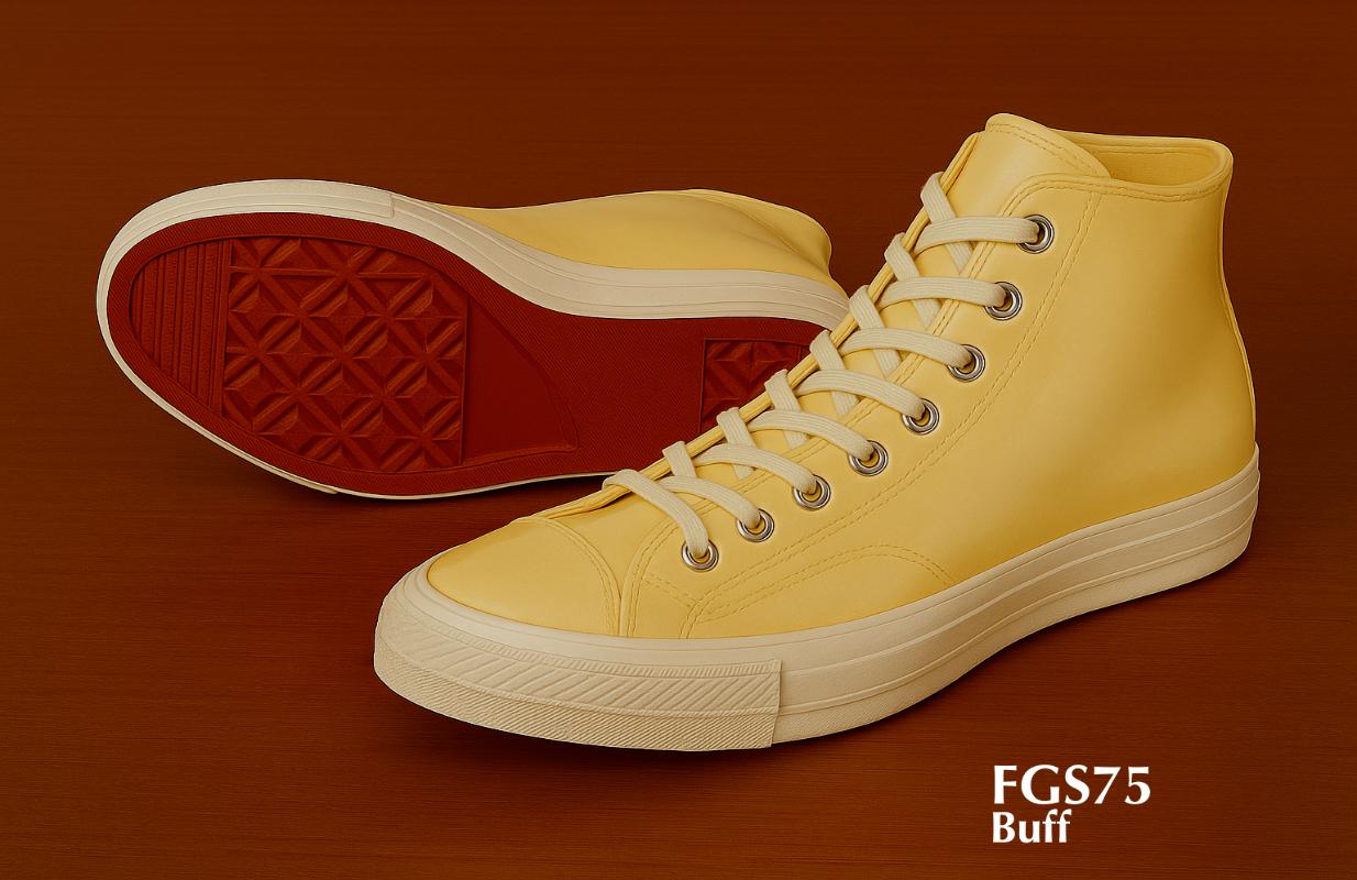 FGS75 buff hightop leren sneakers